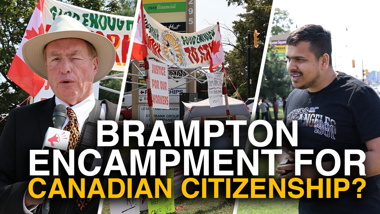 Brampton international student protesters slam Canada – while demanding to become Canadian citizens!