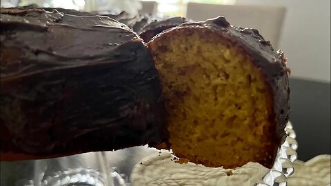 Carrot cake with chocolate/you won't taste the carrot