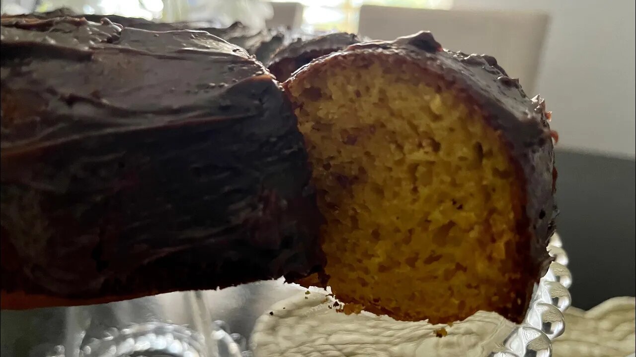 Carrot cake with chocolate/you won't taste the carrot