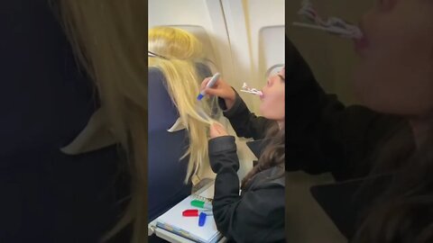 RUDE girl on PLANE gets INSTANT KARMA!