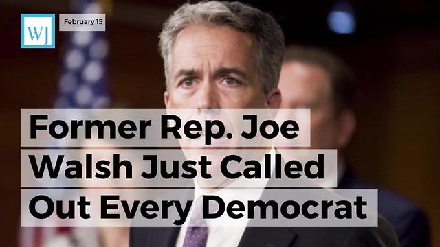Former Rep. Joe Walsh Just Called Out Every Democrat Enraged Over Stormy Daniels Update