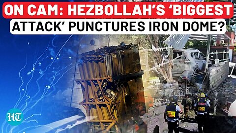 Iron Dome Vs Hezbollah Rockets_ Israelis In Panic Amid Hezbollah’s Largest Attack On Haifa _ IDF