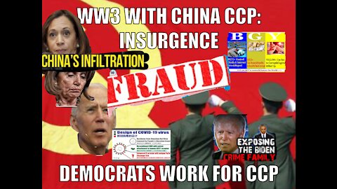 ALERT: CCP INSURGENCY VIA BIDEN, DEM PARTY, MSM, Big Tech