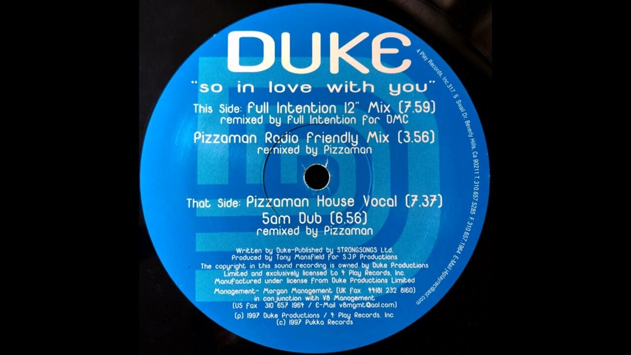 DUKE - So In Love With You
