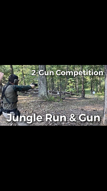 Jungle Run Steel Shoot! At 2-Gun Competition In WV