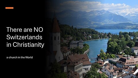 There are NO 'Switzerlands' in Christianity -- Luke 11:23
