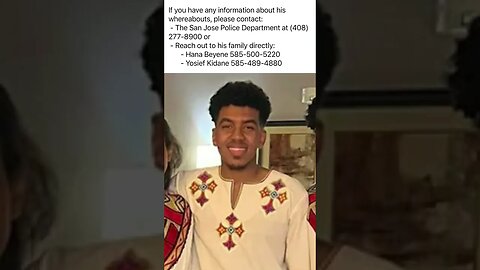 Yohanes Kidane - CA #missing
