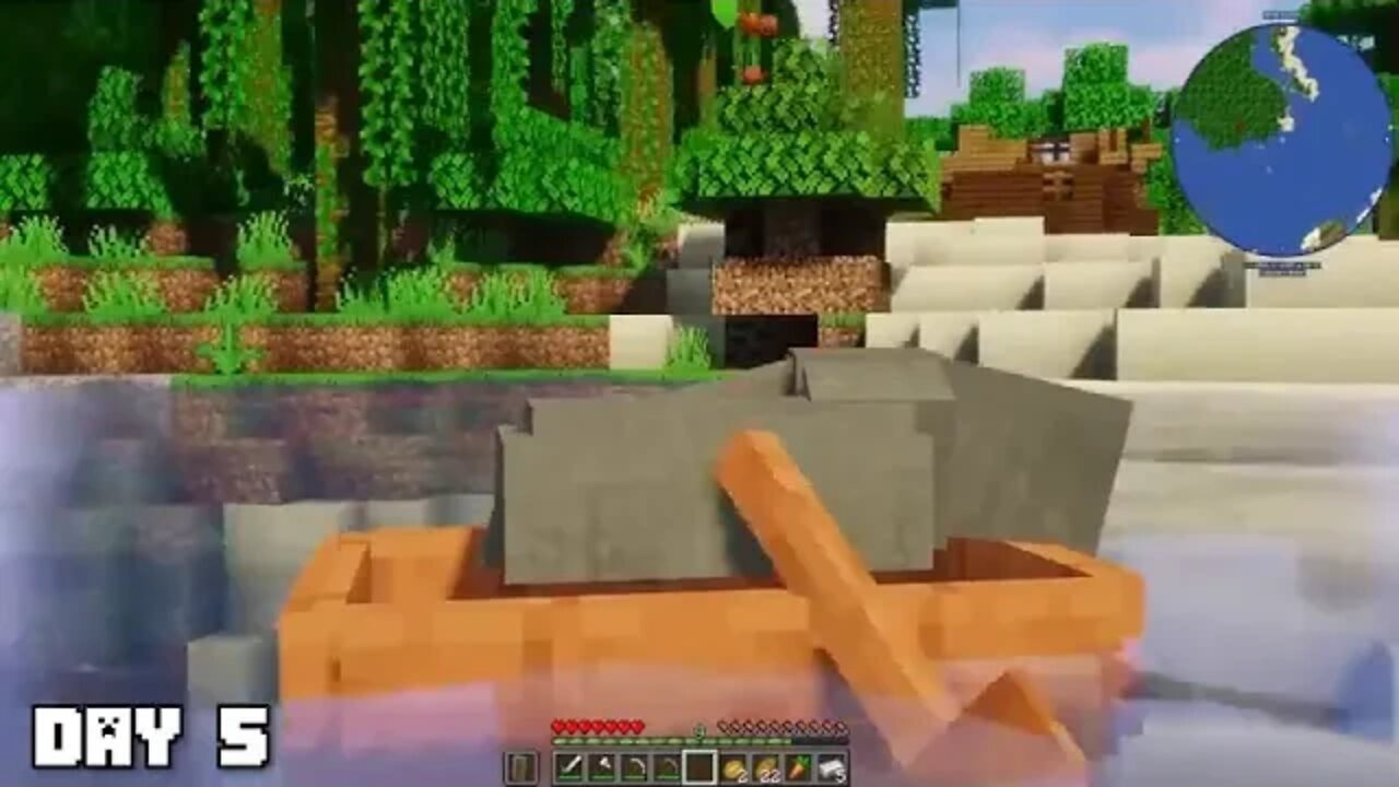 I Survived 100 Days as an ELEPHANT in Minecraft @ 9