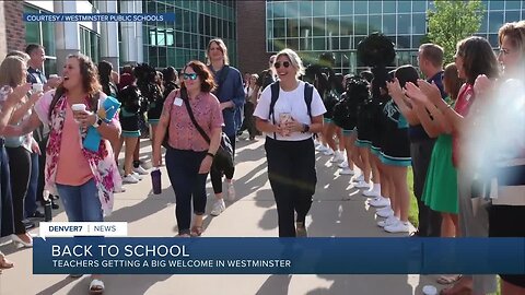 New teacher's in Westminster schools get pep rally welcome