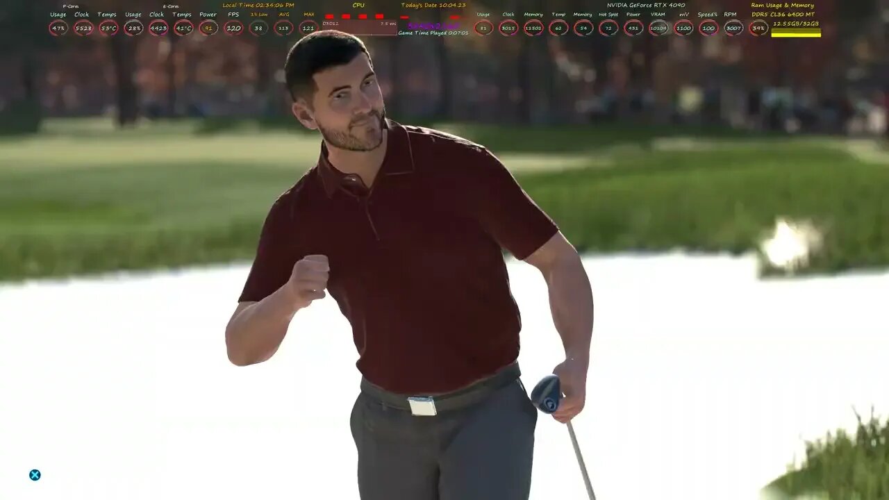 EA Sports Pga Tour 2023 TPC Boston 4k HDR RTX 4090 13700KF