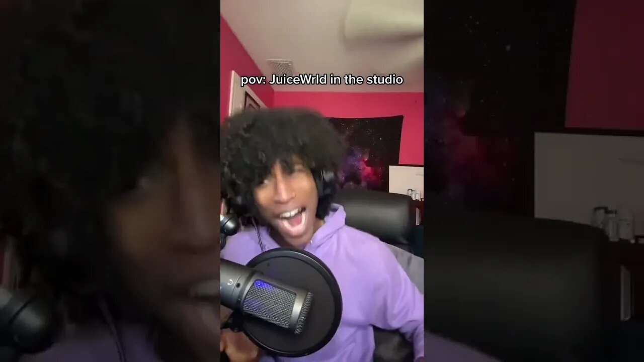 Juice WRLD in The Studio