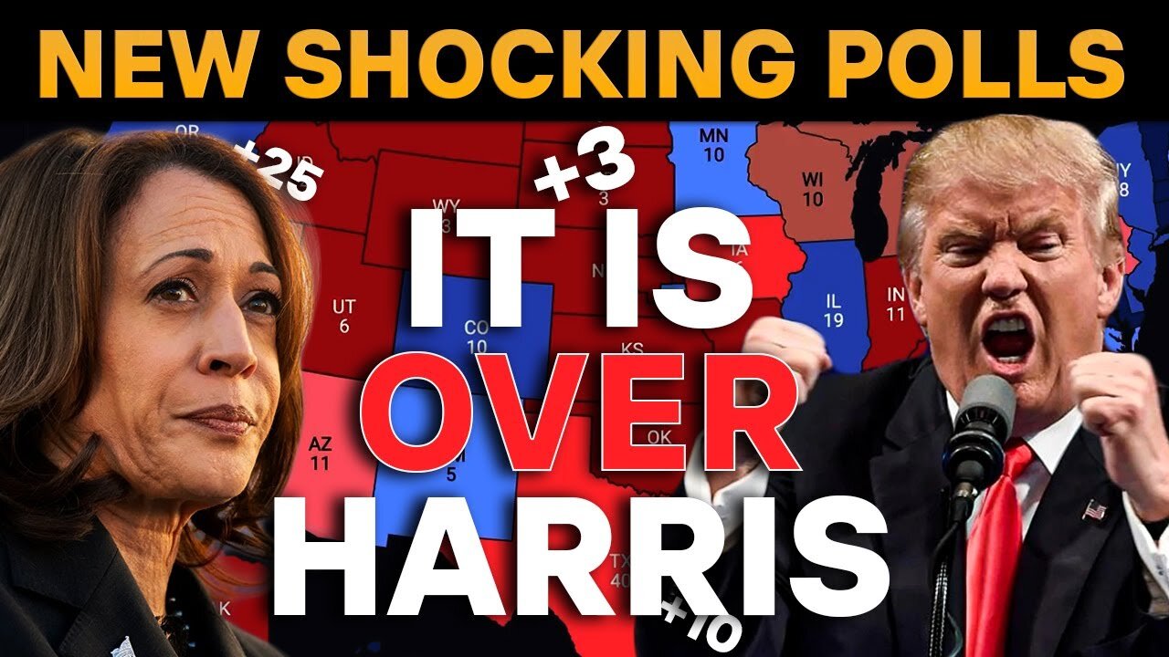 Kamala Harris’s 2024 Dreams Are Over! Shocking Election Map Prediction!!