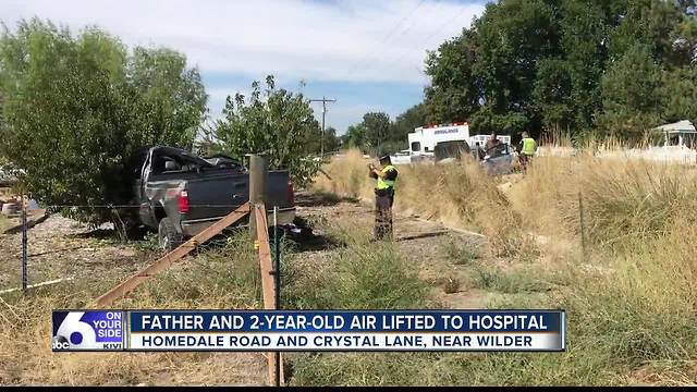5 injured in crash near Wilder