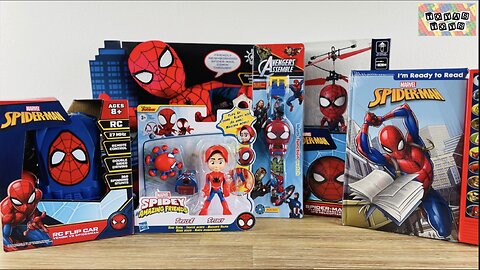 Marvel Spiderman Unboxing Toys Review ASMR