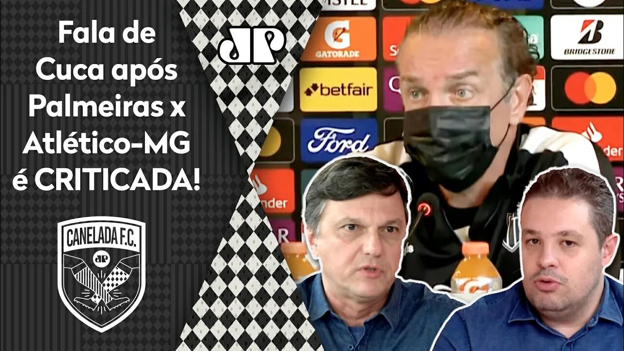 "CARA, NÃO DÁ! NÃO EXISTE!" Fala de Cuca É CRITICADA após Palmeiras x Atlético-MG pela Libertadores!