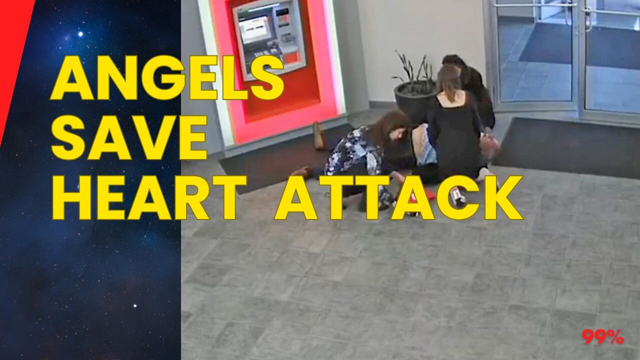 83-Year-Old Man's Heart Stops at ATM, Saved by 'Team of Angels' in 15 Seconds!