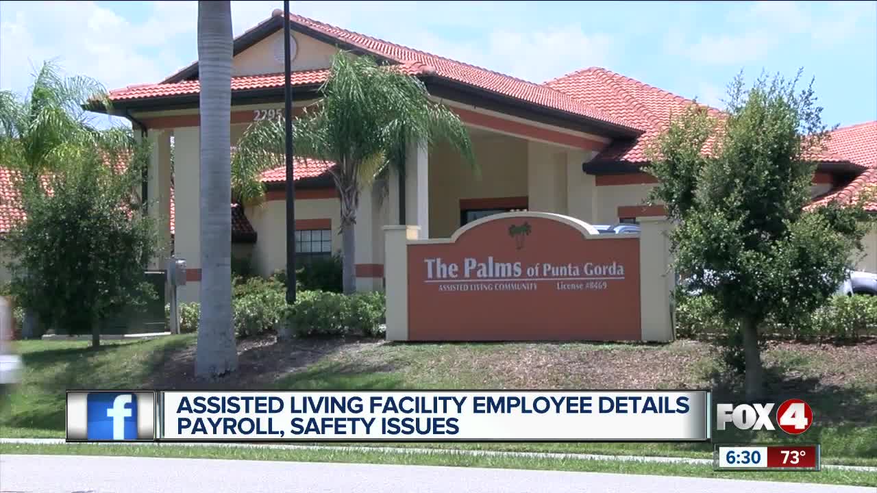 Elderly care facility employee says workers are quitting over late paychecks