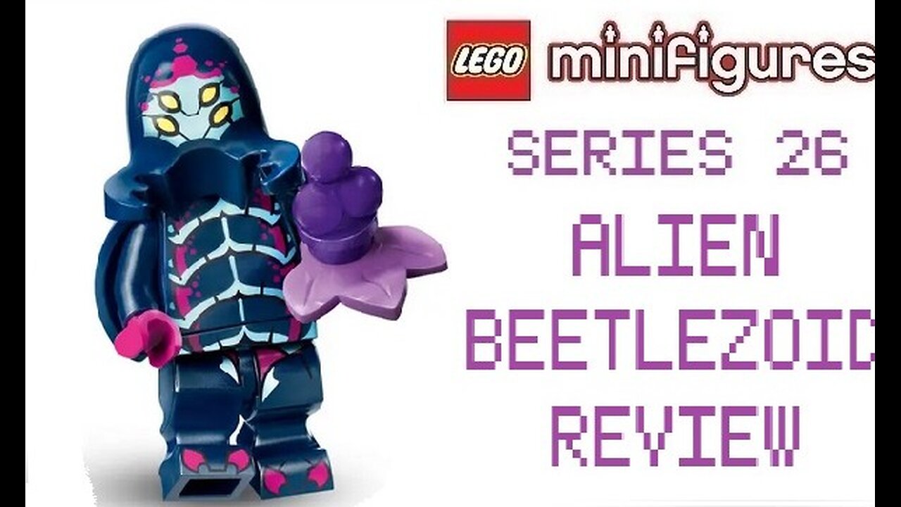 Lego Minifigures Series 26 the Space Series Alien Beetlezoid Review