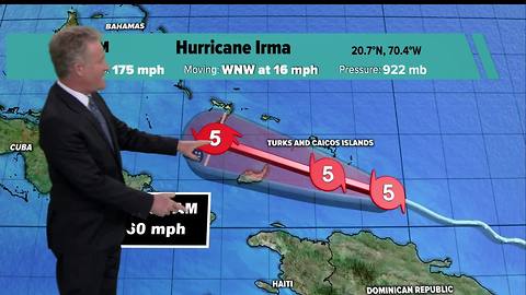 Hurricane Irma update - 4 p.m. Thursday