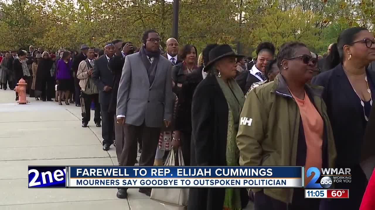 Farewell, Mourners say goodbye to Elijah Cummings