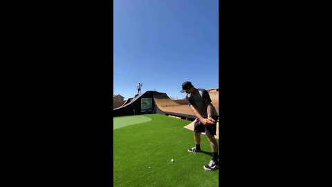 What a cool trick shot!