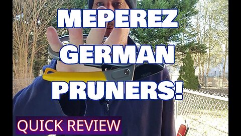 They Work Great! MEPEREZ German Ratcheting Pruning Shears