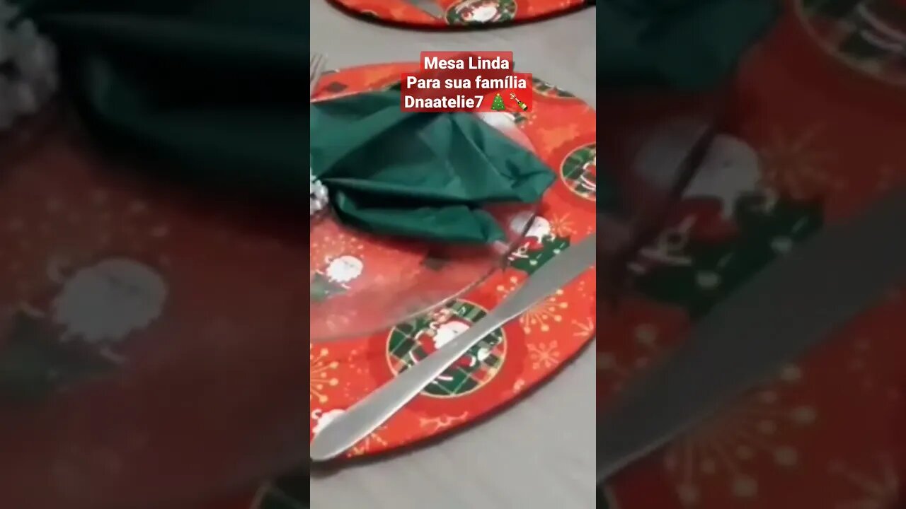 Mesa Posta para usar no Natal πΎππ
. #dnaatelie7