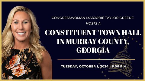 Congresswoman Marjorie Taylor Greene Holds a Constituent Town Hall in Murray County, GA