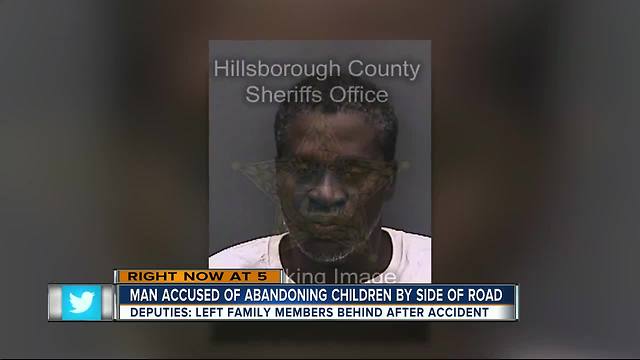 Man abandoned 3 kids on busy road on Christmas