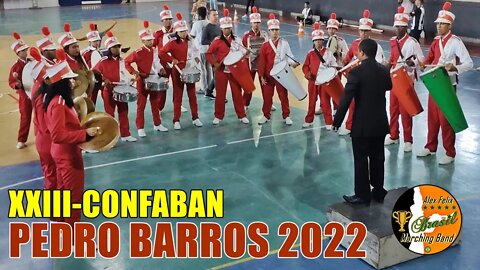 BANDA DE PERCUSSÃO PEDRO BARROS FILHO 2022 NO CONFABAN 2022 - CONCURSO DE FANFARRAS E BANDAS 2022