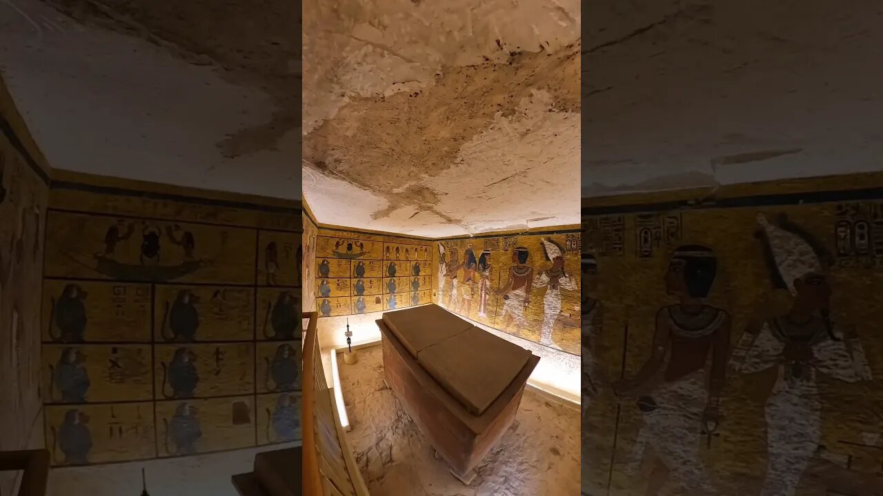 Visiting Tutankhamun Tomb at valley of the kings Luxor #travel #ancient #history