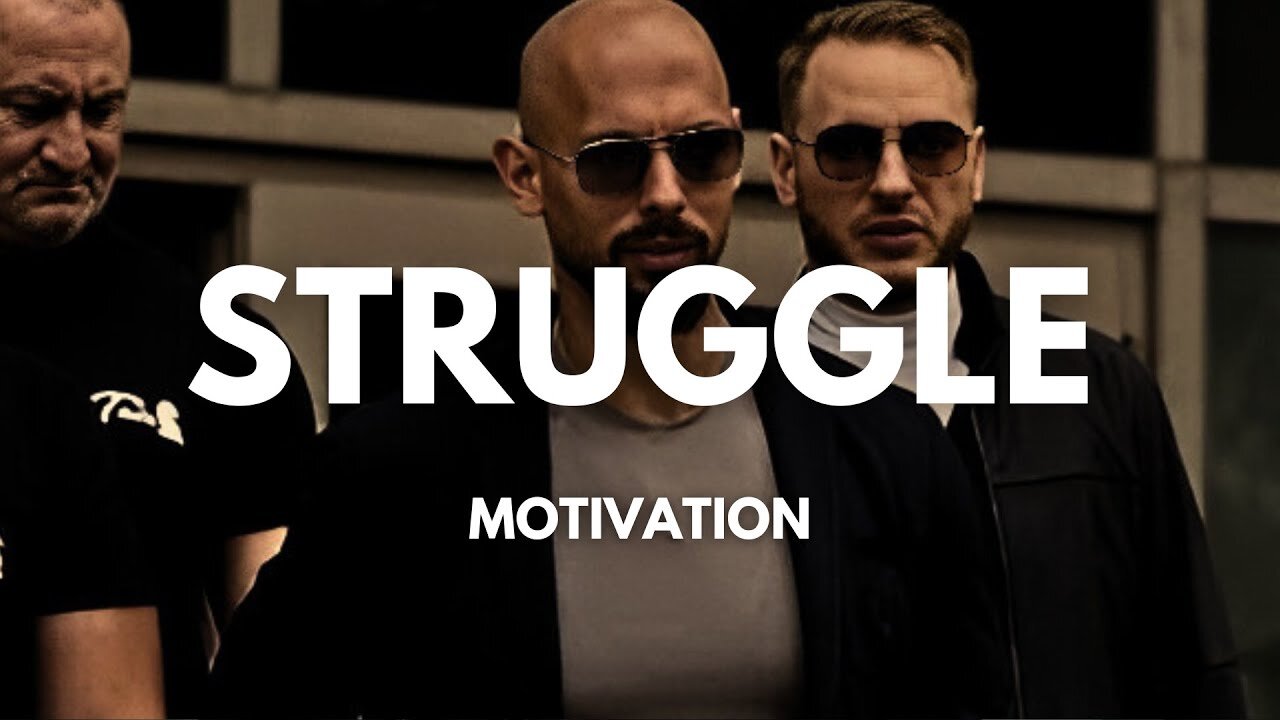 Andrew Tate: You Cant Succeed Without Struggle | Masculine Motivational Advice On Life