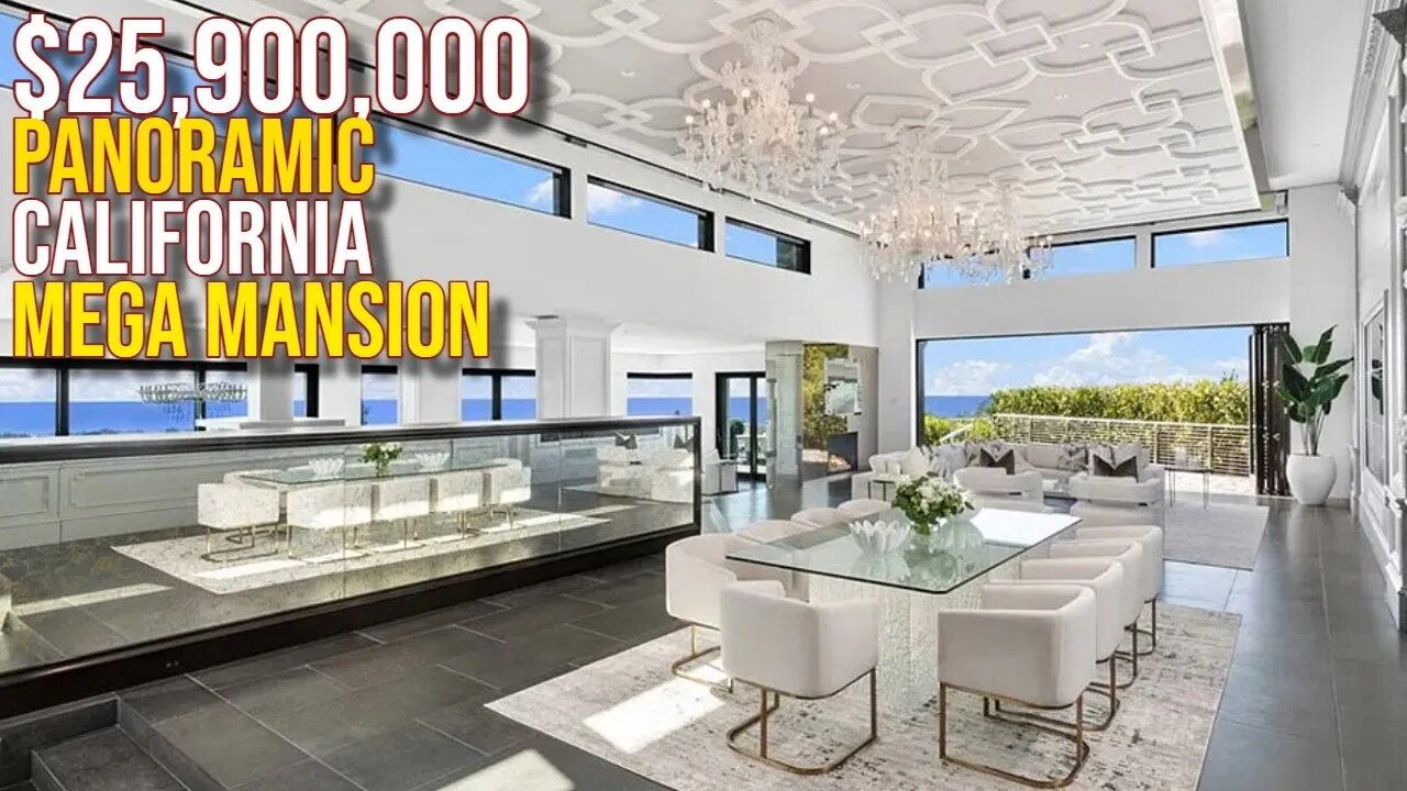 Inside $25,900,000 Panoramic Mega Mansion