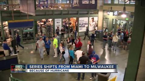 Brewers-Marlins series planned for Miami being moved to Miller Park