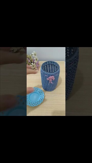 A Crochet Jar's Cover 2 #shorts