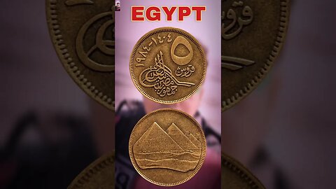 EGYPT 5 PIASTRES 1984. #shorts #viral #coinnotesz