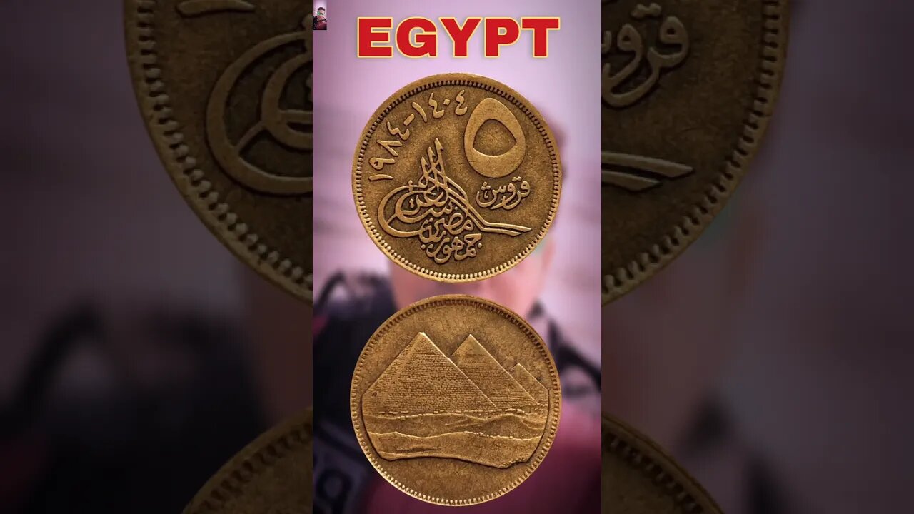 EGYPT 5 PIASTRES 1984. #shorts #viral #coinnotesz