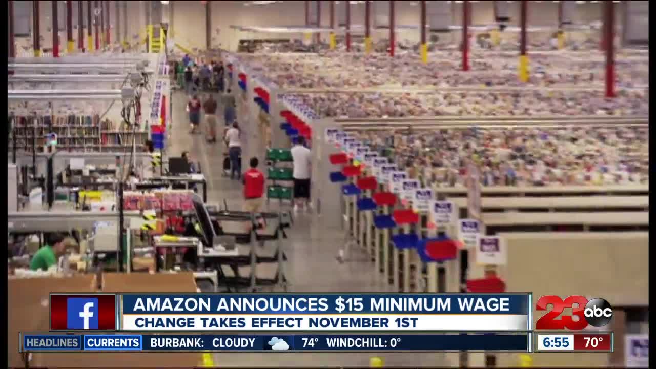 Amazon announces $14 min wage