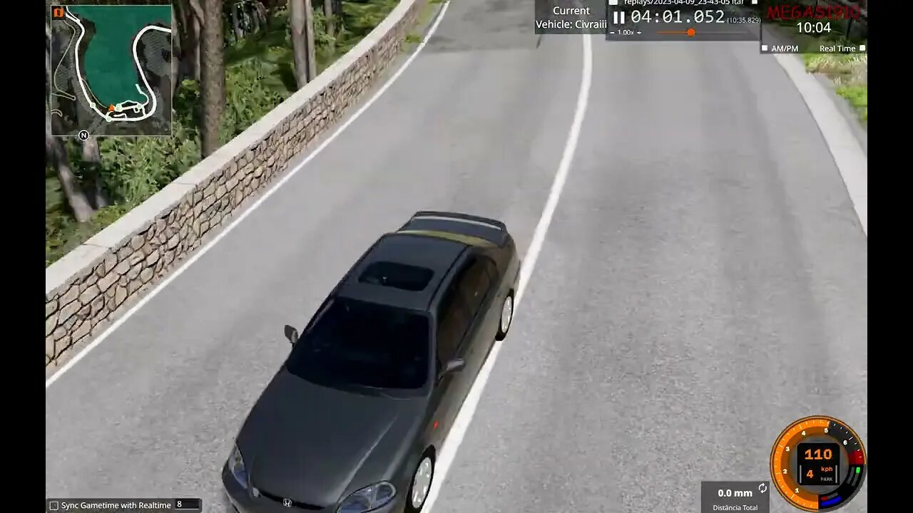 BeamNG drive Honda Civic, Itália