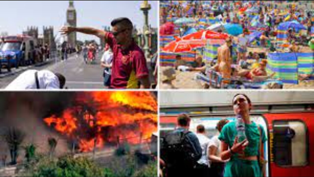 UK records hottest day ever as fires erupt in London