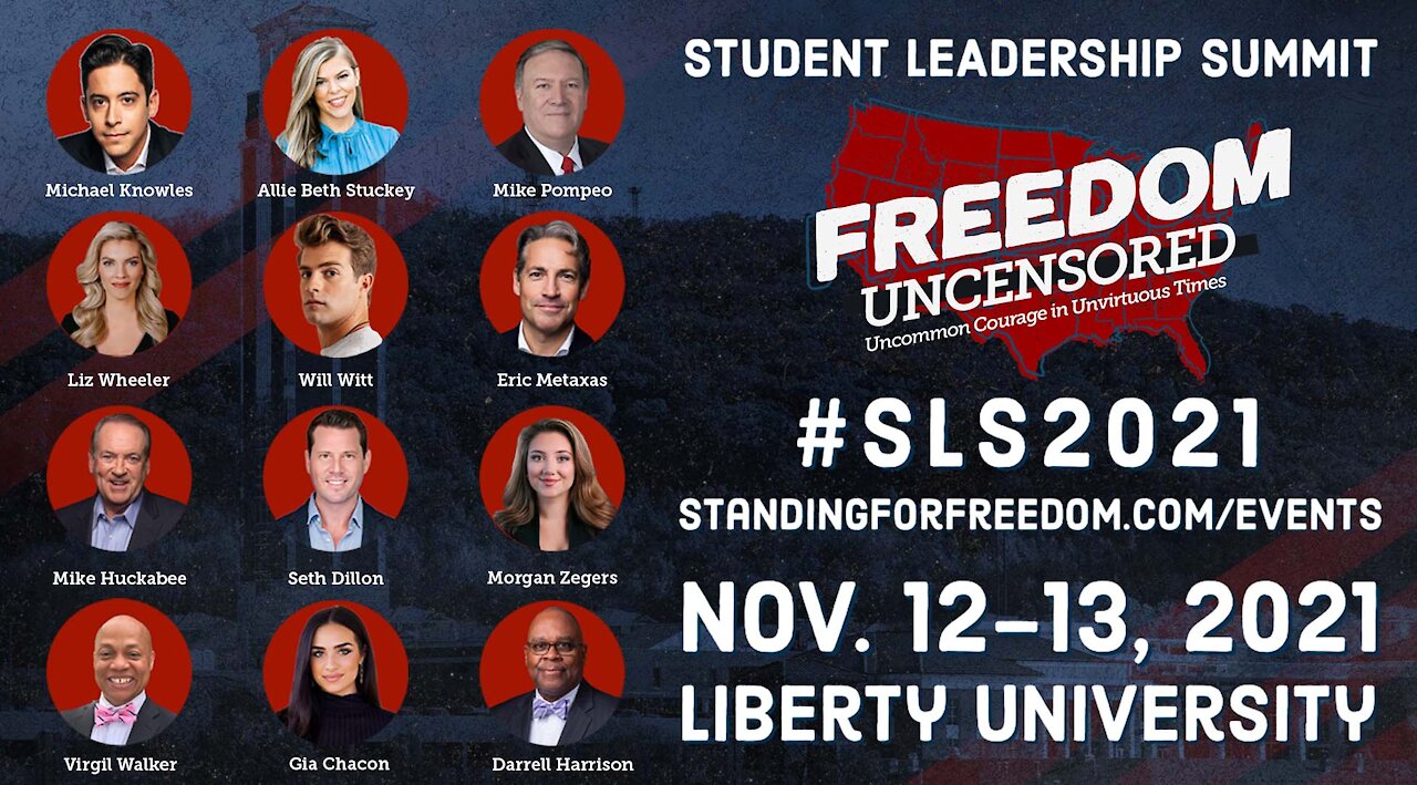 NOVEMBER 12-13: Student Leadership Summit - Freedom Uncensored - REGISTER NOW