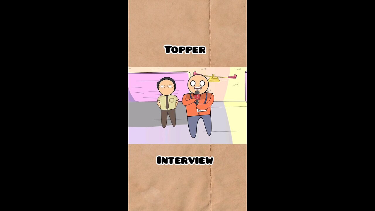 topper interview hindi animated cartoon