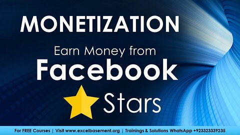 How to Earn Money via Facebook Stars | Monetization | Facebook Page & Profile (Urdu / Hindi)