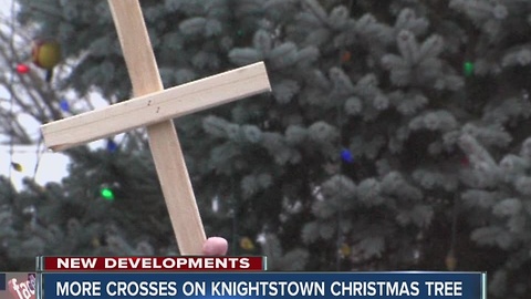 More crosses on Knightstown Christmas tree