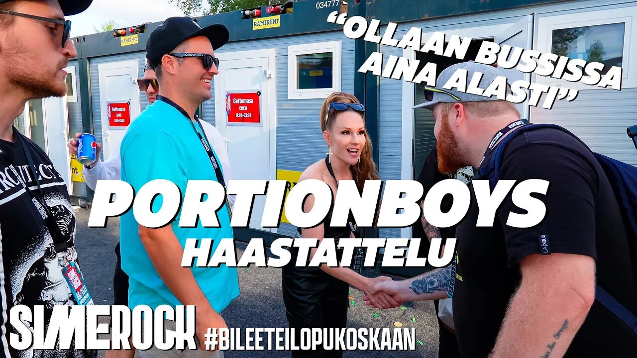 PORTION BOYS HAASTATTELU | SIMEROCK 2023