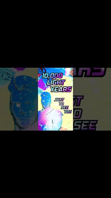 10000 light years traveled to see you #space #time #art #videoart #nftarttalk