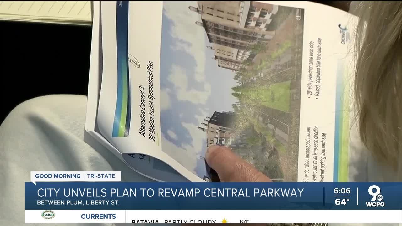 City unveils design plans for Central Parkway Reimagined project