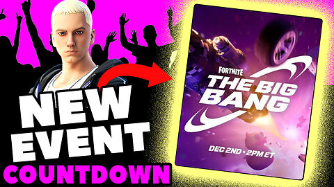 Fortnite EMINEM EVENT! 🔴 LIVE COUNTDOWN WORLDWIDE