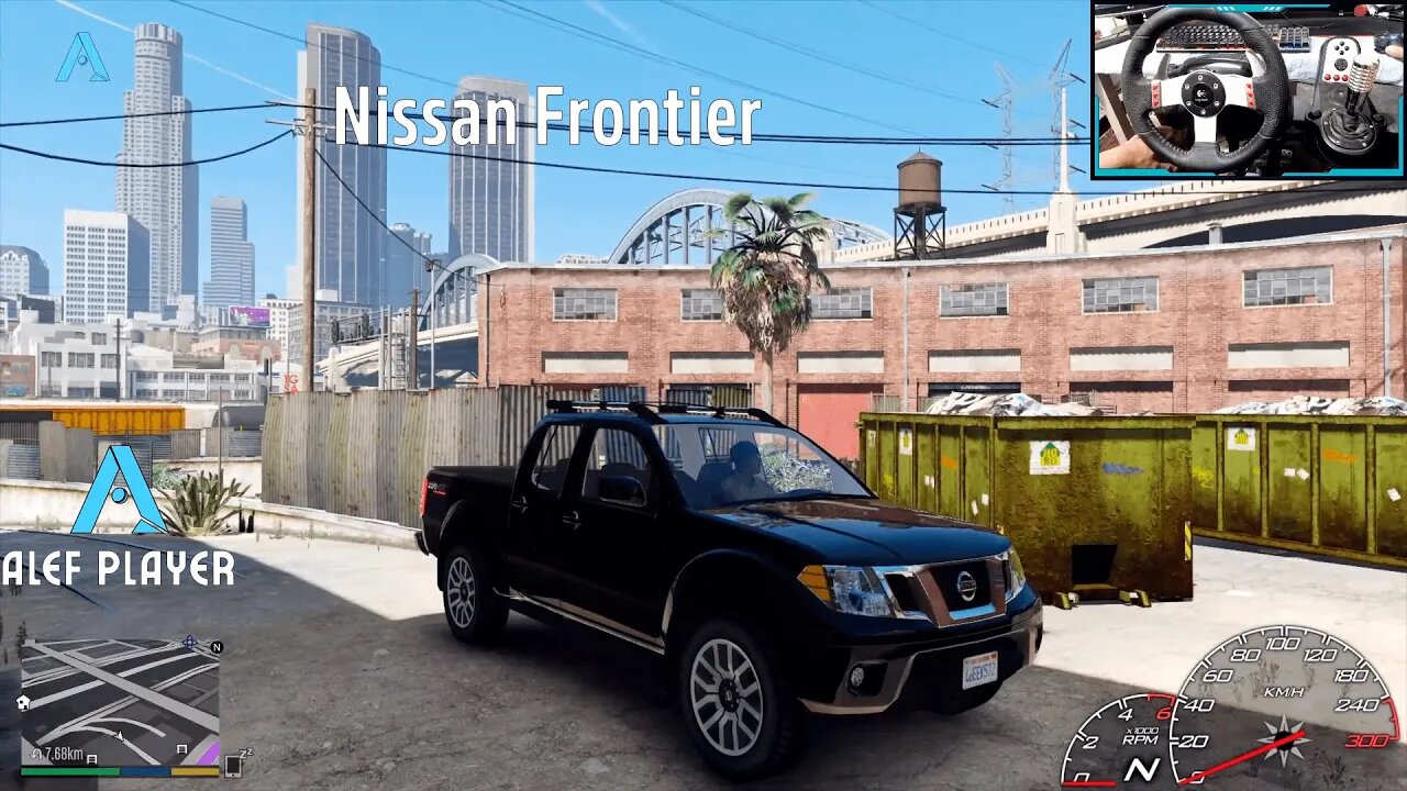 Nissan Frontier - GTA V Off-Road | Logitech g27 gameplay