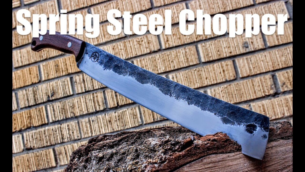 How To Forge A Parang Style Chopper/ 5160 Spring Steel